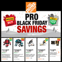 Home Depot Pro Black Friday Savings