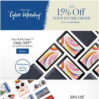 Barnes & Noble 2016 Cyber Monday