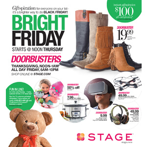 Stage Black Friday 2016 Ad Page 1