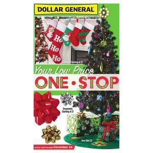 Dollar General 2016 Holiday Catalog Page 1