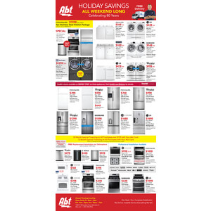 Abt Electronics 2016 Black Friday Ad Page 1
