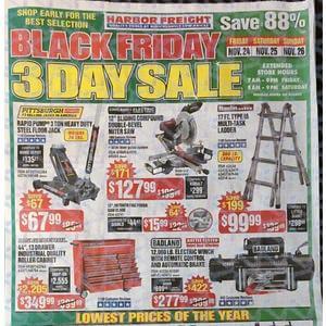 Harbor Freight Black Friday 2017 Ad