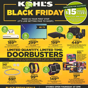 Kohl&#39;s Black Friday 2017 Ad