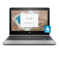 HP Touchscreen HD IPS 11.6&quot; Chrome Notebook, Intel Celeron N3060 Processor, 4GB Memory, 16GB Hard Drive, Edge to Edge Gorilla Glass, HD Webcam, Chrome OS