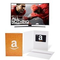 Samsung UN55KU6600 Curved 55-Inch 4K Ultra HD Smart LED TV with $100 Amazon.com Gift Card