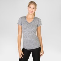 Women&#39;s Space Dye Striped V-Neck Tee - RBX