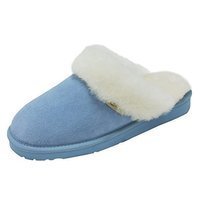 SLPR Women&#39;s Sheepskin Greenland Slipper, Blue, 10 M US