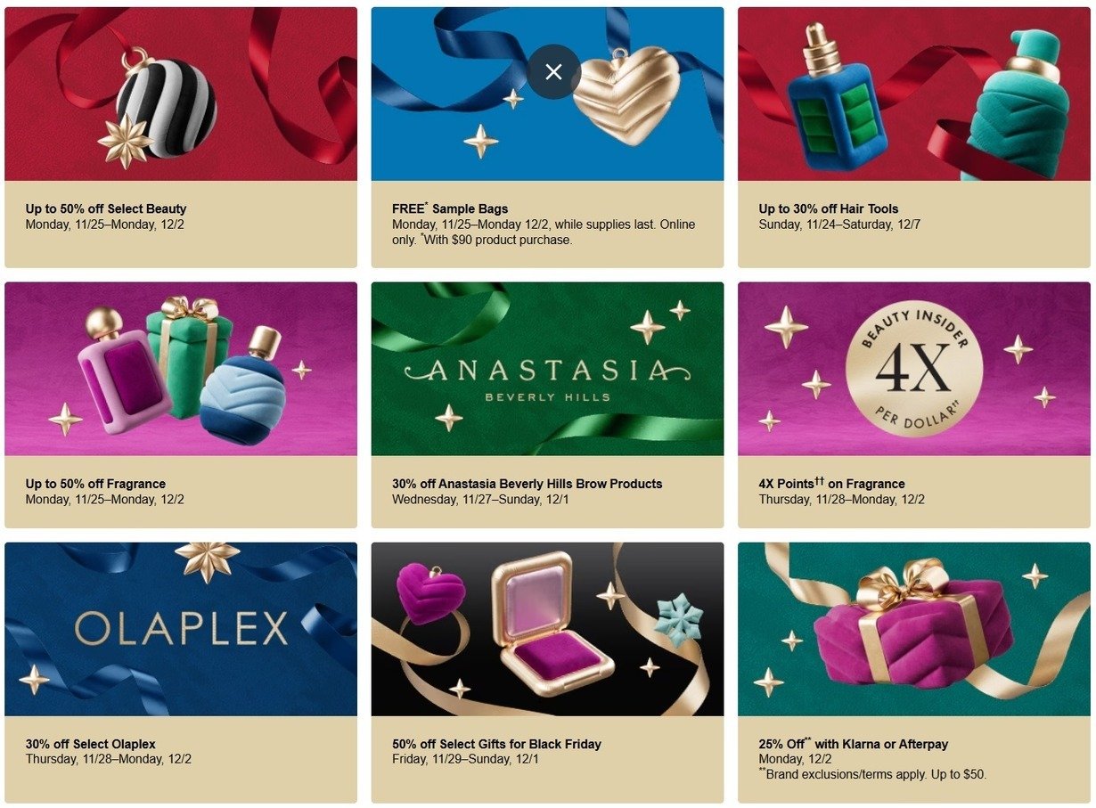 Sephora Cyber Week 2024 deals and offers