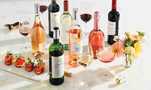 wine bottles