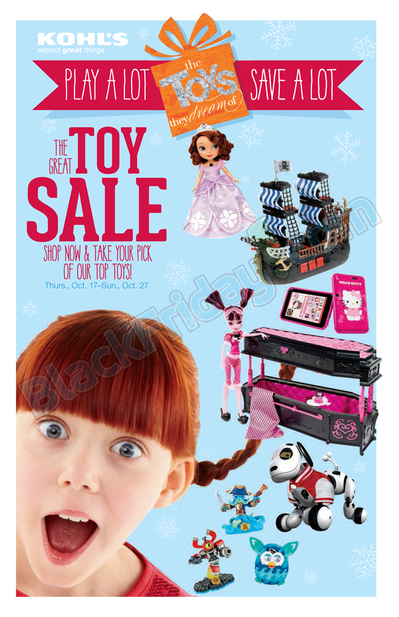 Kohl's 2013 Toy Sale Page 1
