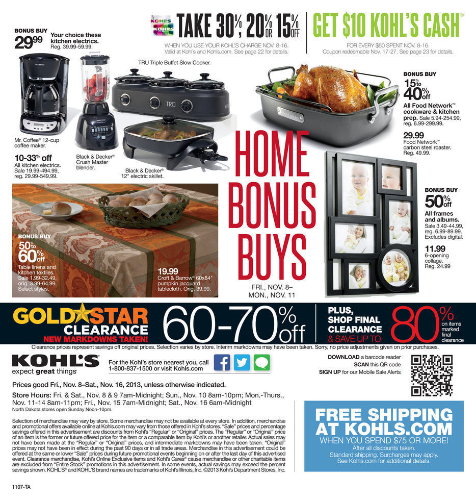 Kohl's Bonus Buys Weekly Flyer Page 24