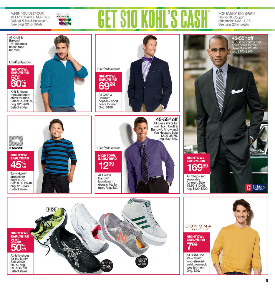 Kohl's Bonus Buys Weekly Flyer Page 5