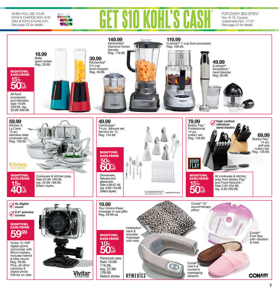 Kohl's Bonus Buys Weekly Flyer Page 7