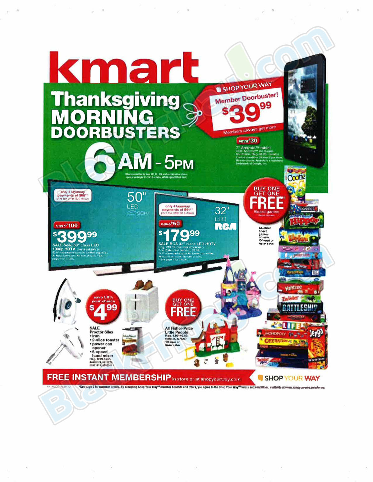 Kmart Thanksgiving 2013 Ad Page 1