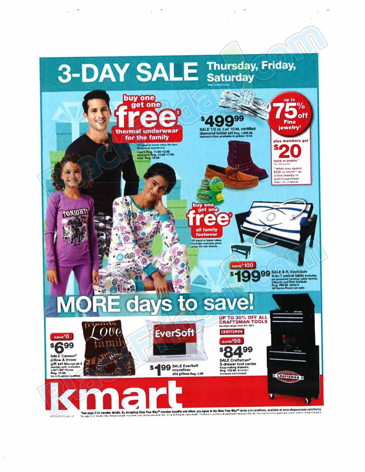 Kmart 3-Day Sale Page 1