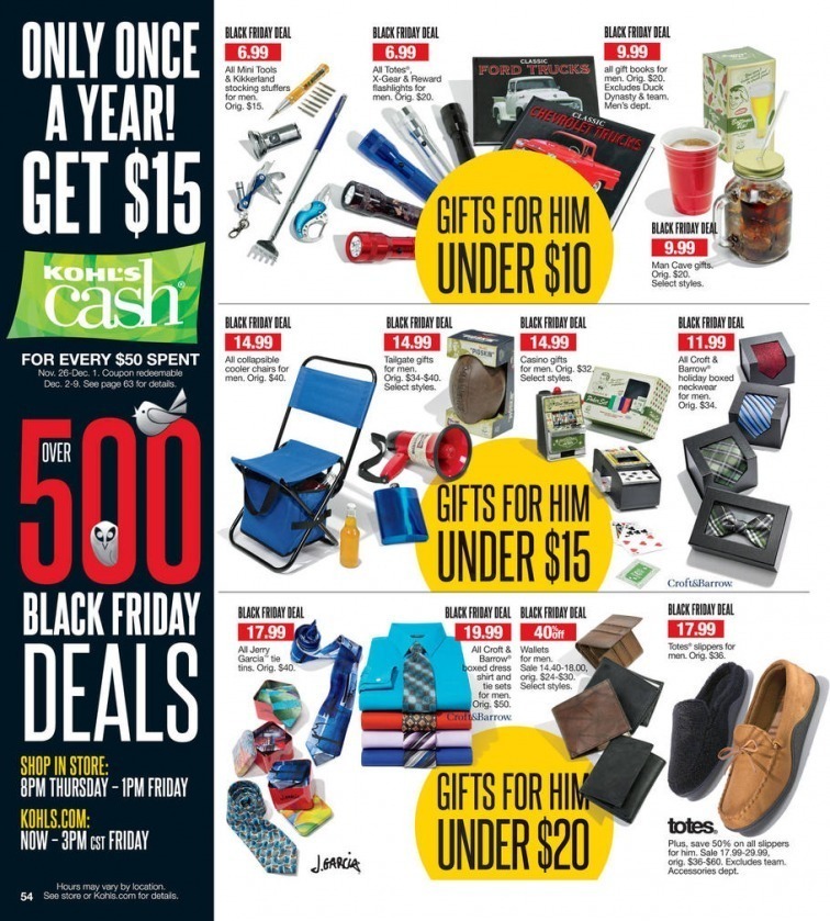 Kohl's Black Friday 2013 Ad Page 54