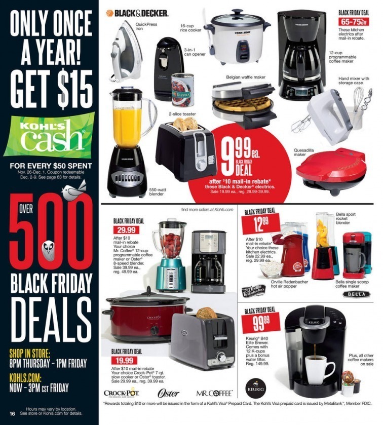 Kohl's Black Friday 2013 Ad Page 16