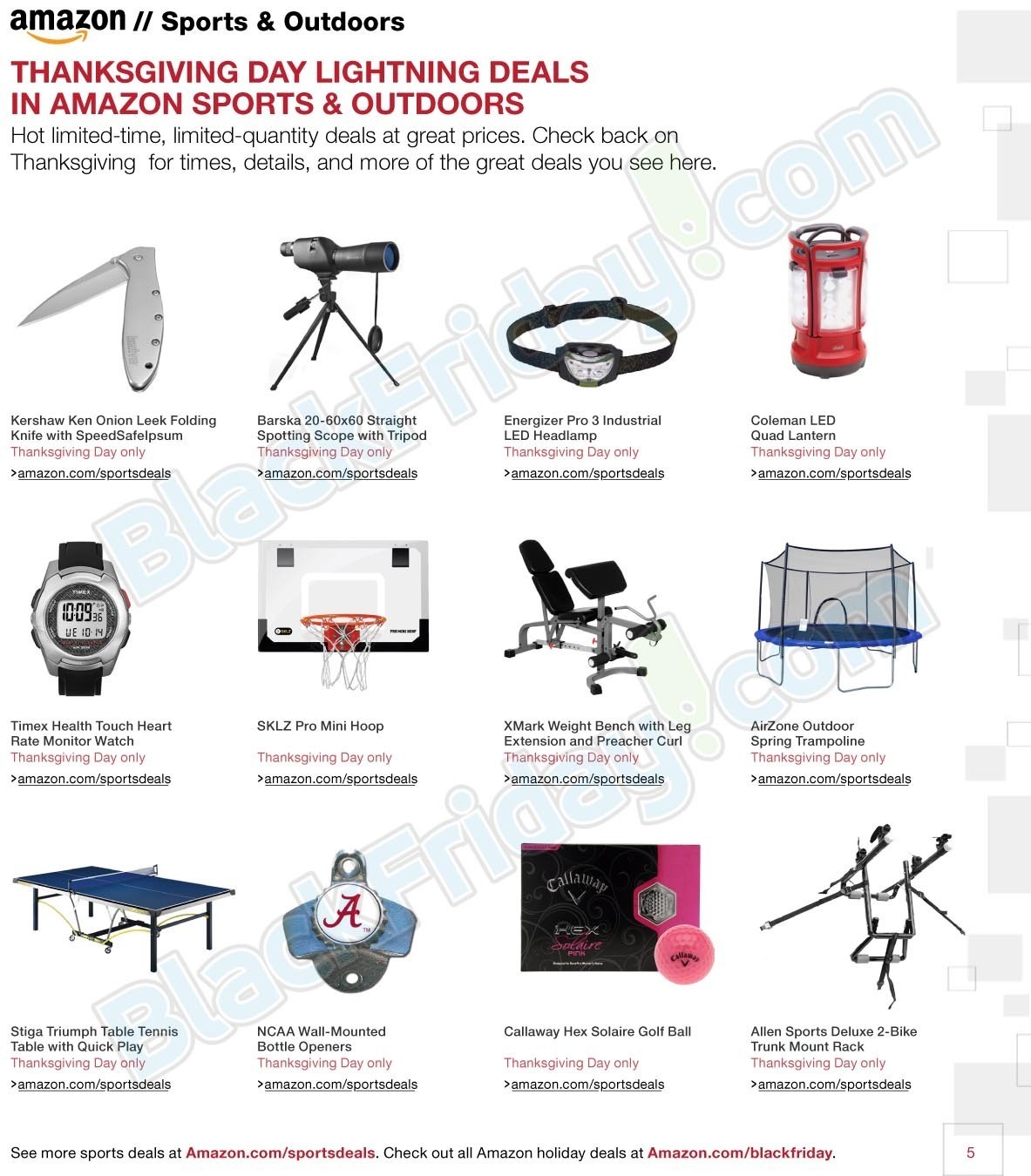 Amazon Sports & Outdoors Black Friday 2013 Ad Page 5