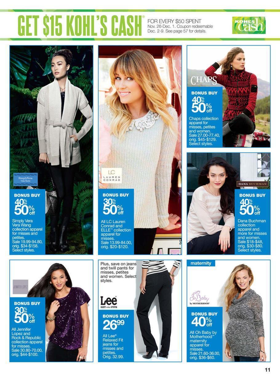 Kohl's Cyber Monday 2013 Ad Page 11