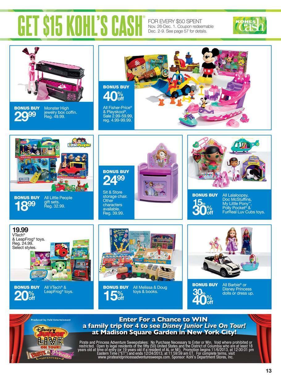 Kohl's Cyber Monday 2013 Ad Page 13