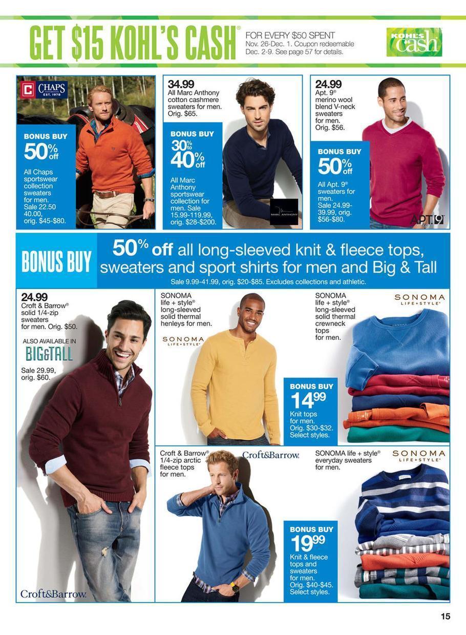 Kohl's Cyber Monday 2013 Ad Page 15