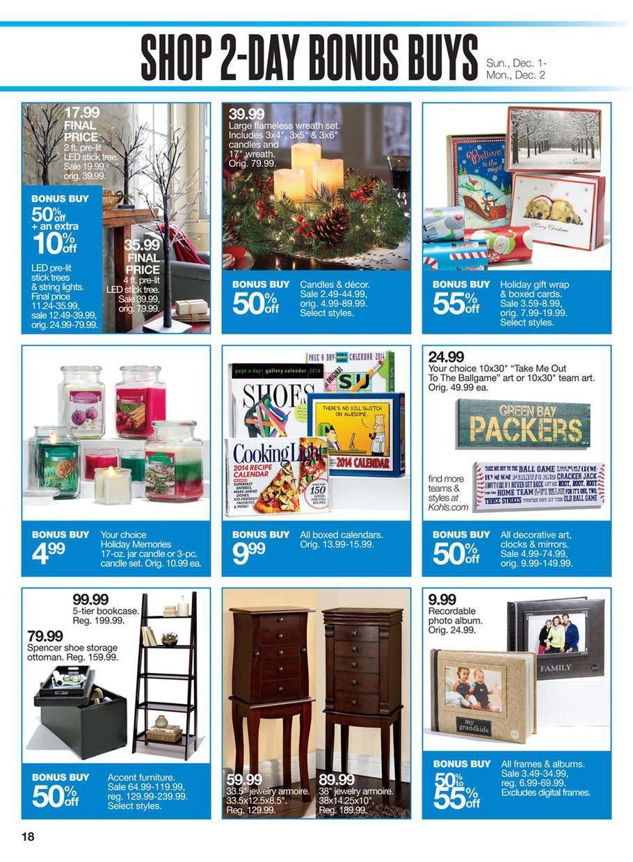 Kohl's Cyber Monday 2013 Ad Page 18