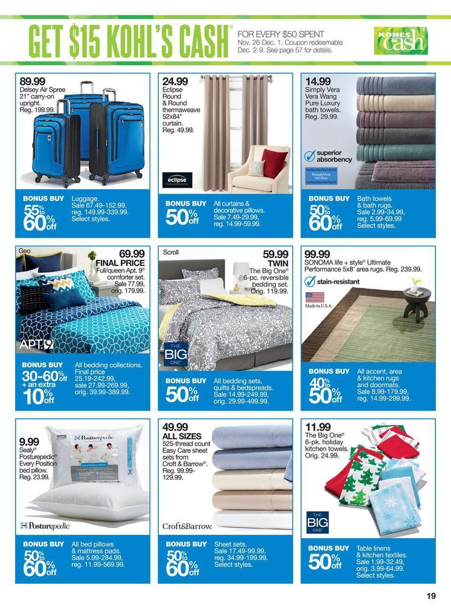 Kohl's Cyber Monday 2013 Ad Page 19