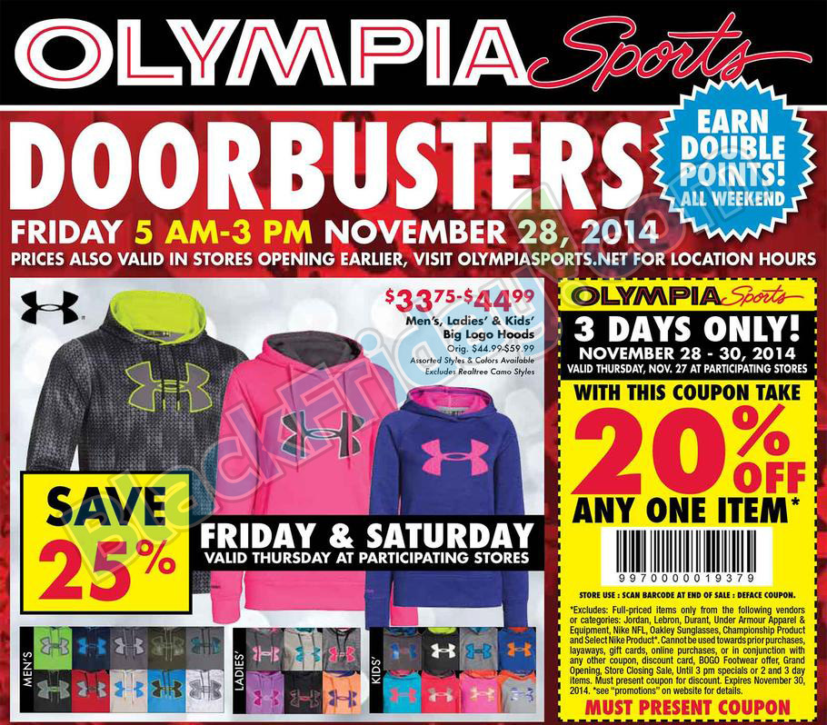 Olympia Sports Black Friday 2014 Ad Page 1