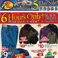 Bass Pro Shops 2012 Black Friday Ad