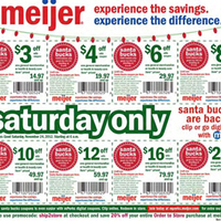 Meijer Saturday Nov 24 2012 Ad