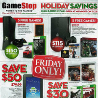 GameStop Black Friday Ad 2012