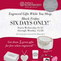 Things Remembered Black Friday 2012 Ad 2012
