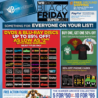 WBShop Black Friday 2013 Ad