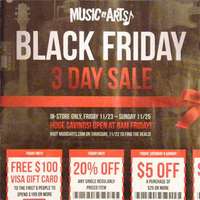 Music & Arts Black Friday 2012 Ad