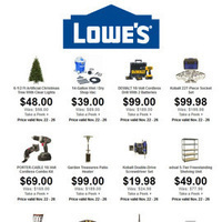 Lowe's Black Friday 2012 Sneak Peek