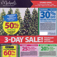 Michaels 2012 Black Friday Ad