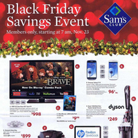Sam's Club Black Friday 2012 Ad
