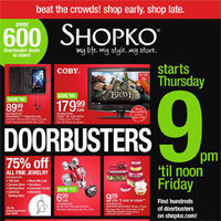Shopko Black Friday Ad 2012