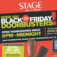 Stage Black Friday Ad 2012