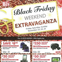 BJ's Black Friday Ad 2012