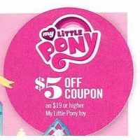 $5 Off My Little Pony Toys over $19