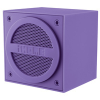 iHOME Bluetooth Rechargeable Mini Speaker Cube w/ Rubberized Finish iBT16U Purple