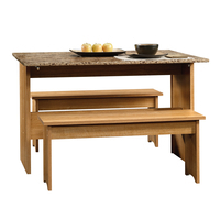 Sauder Trestle Table Highland Oak