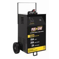 Plus Start Manual Wheeled Battery Charger &amp; Engine Starter