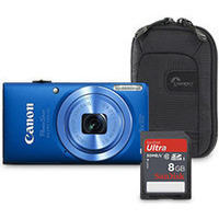 Canon Powershot ELPH 115 IS 16.0MP Digital Camera with Case and Memory Card