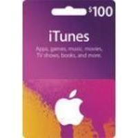 $100 Apple iTunes Gift Card