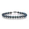 7.0-7.5mm Black Cultured Akoya Pearl Bracelet